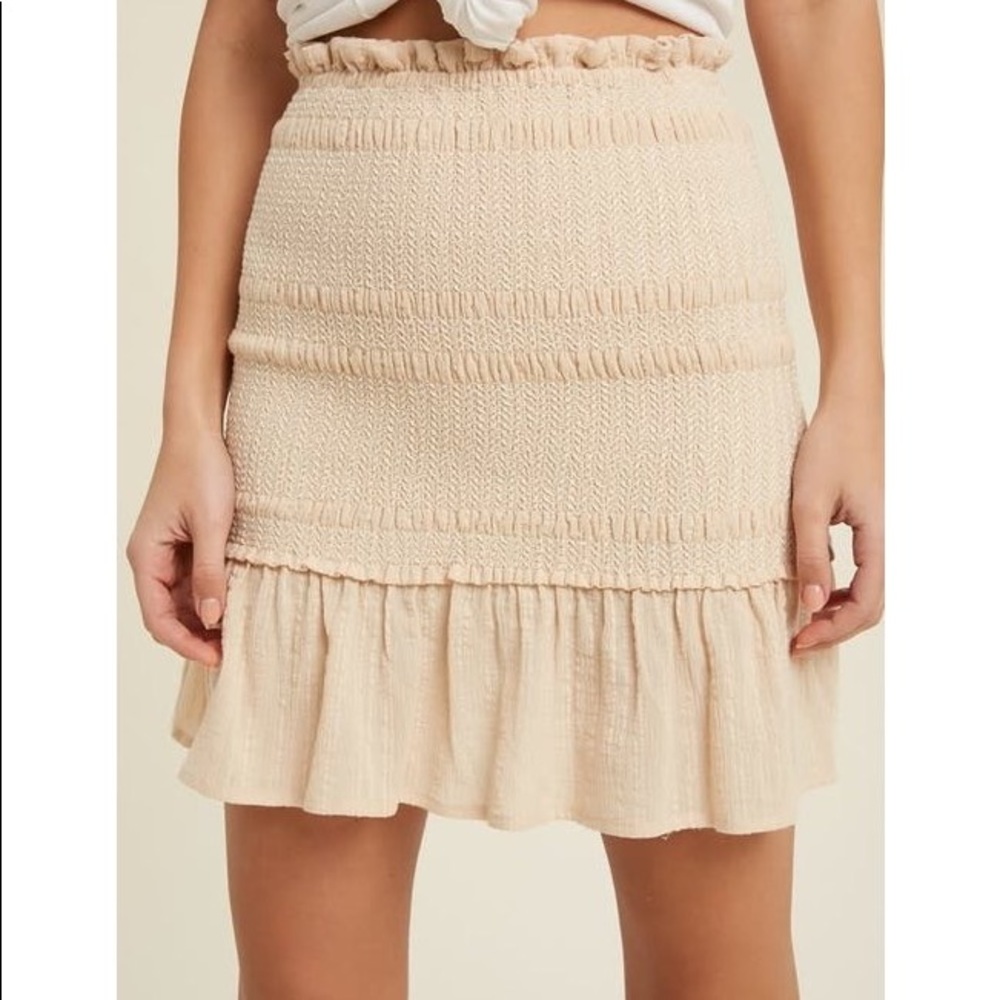 Smocked Skirt